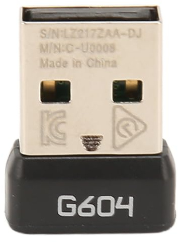 ciciglow Receptor USB para Ratón Inalámbrico G604, Tecnología Inalámbrica de 2,4 GHz, Adaptador Receptor de Ratón Dongle USB Plug and Play