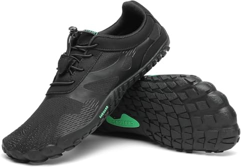 SAGUARO Barfußschuhe, Wanderschuhe, für Herren und Damen, atmungsaktiv, rutschfest, minimalistische Schuhe