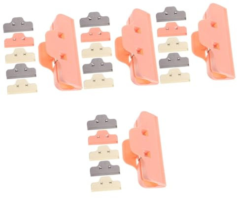 SEWACC 24stücke Zeichnungswerkzeuge Große Fixierclips Für Diamantmalerei Tragbare Kantenclips Und Beige Für Sauberes Arbeiten Und Schutz Von Projekten