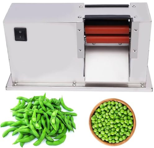 GYQSSD Máquina Desgranadora De Guisantes Eléctrica, Peladora Semiautomática De Desgranadora De Guisantes, Peladora Doméstica Comercial para Guisantes, Edamame, Frijoles, Rendimiento 10 Kg/H