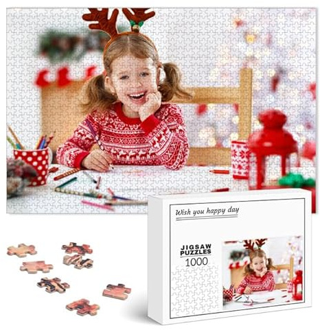 Foto-Puzzle 35-3000 Teile mit Eigenem Foto Bedrucken Puzzle Selber Gestalten Gestalte Dein Individuelles Fotopuzzle für Geburtstage, Muttertag, Valentinstag & Hochzeiten