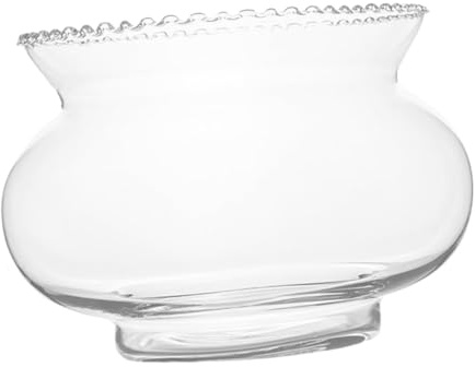 Aquarium-Glas-Fischschale, runde Glasschale, Goldfischschale, handgefertigt, großes Fischglas, Schreibtisch-Dekoration