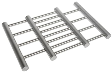 Equinox 529961 - Sottopentola estensibile, in acciaio inossidabile, per pentole, padella, piatto da forno, estensibile, da 20 a 38 cm x 22,5 cm