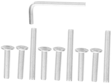Milisten Tornillos M8 para Rascador De Gatos con Cabeza Plana, Tornillos De Repuesto 10 Piezas, Kit De Accesorios para Jaulas y Postes De Gatos, Suministros Resistentes para Montaje Seguro
