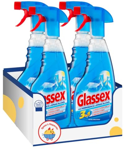 Detergente Multiuso con Ammoniaca – 500 ml – Variazioni 4/8/12 Pezzi (4)