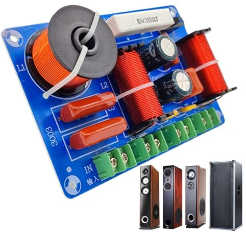 Filtre de fréquence pour tweeter - Filtre de fréquence polyvalent pour haut-parleurs - Compact et multivoies avec répartition de fréquence haute performance - Pour la maintenance, la modification, les