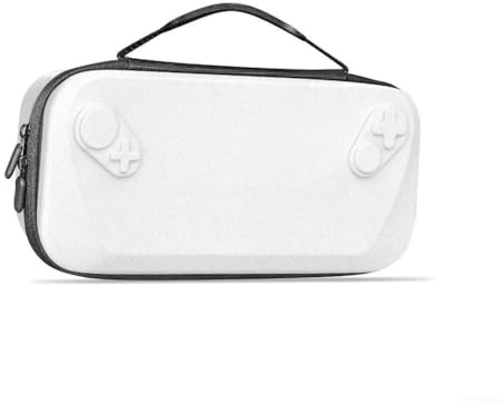 Custodia rigida in EVA per ROG X per console portatile Xbox, borsa da viaggio impermeabile con scomparti con cerniera, portatile bianca