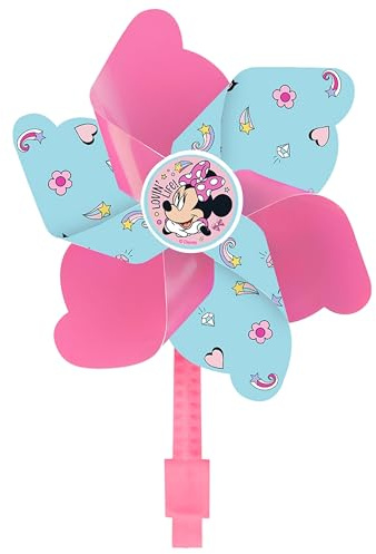 Windrad für den Fahrradlenker – mit Halterung für Roller (Minnie Mouse)