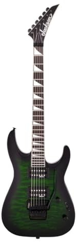 Jackson JS32Q Dinky DKA Transparent Green Burst - E-Gitarre