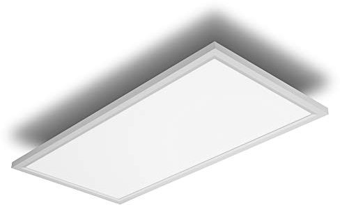 IMPTS Unltra LED Ceiling Light Flat Rectangular Panel Ceiling Light Warm White 30 x 60 cm 27 W 2600 LM for Office Kitchen Bathroom Living Room