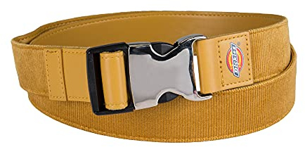 Dickies womens Fabric Streetwear Tactical Belt, Yellow Cord, Small-Medium US