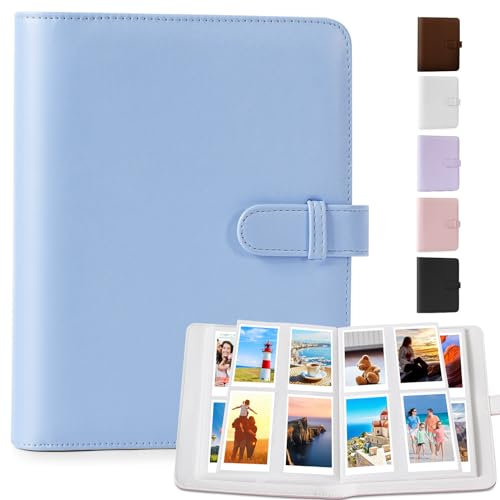 Album Fotografico 256 Tasche, Mini Album Fotografico per 3 Inch Film per Fujifilm Instax Mini 7s 8 8+ 9 11 25 26 50s 70 90 Film/Papier Photo Polaroid Zink/Polaroid/Appareil photo instantané Kodak