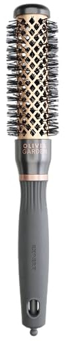 Olivia Garden Expert Blowout Heat - Nylgard Borsten - 25mm - Bronze - Leistungsstarke Fön-Haarbürste für die professionelle Pflege und Kontrolle von dickem, krausem Haar