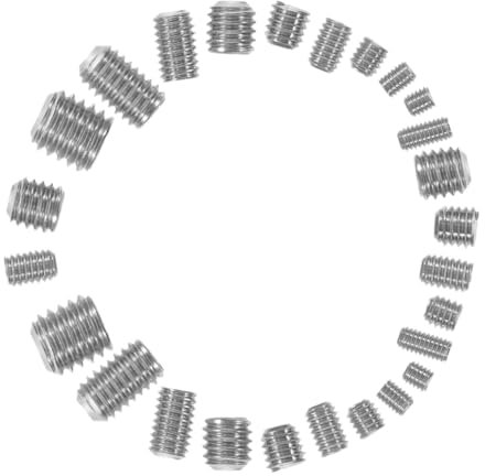 OUNONA 1 Schachtel Edelstahlschraube Schraubensortiment Stellschrauben Für Badezimmerarmaturen Computerschraube Schraubensatz Terrassenschrauben Sechskant-maschinenzähler Rostfreier Stahl