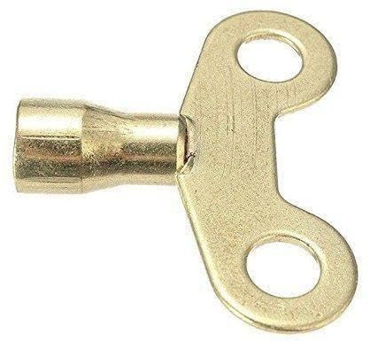 Cikiki 2PCS Faucet Key Bleed Hole Plumbing Special Lock Square Socket Brass Radiator And Water Metal Tap Usage Radiator bleeding uk