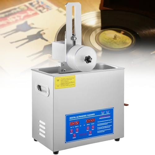 Ultrasonic Records Cleaner,Ultrasonic Record Cleaner,Stainless Steel Ultrasonic Cleaning Device,for Home Store