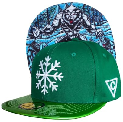 Capiche [99+ variationer] snapback keps herr keps baseball mössa konst unisex paraply män en storlek tatuering damer, Barn Ice Beast, one size
