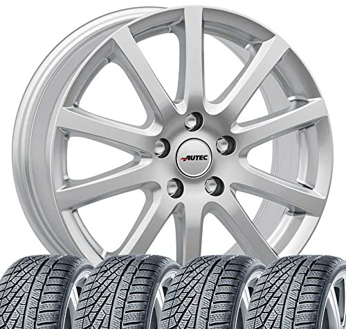 4 ruedas de invierno Skandic 8 x 19 ET 30 5 x 112 plata brillante con 235/50 R19 103 V SEM Speed-Grip 5 XL FR compatible con Seat Tarraco