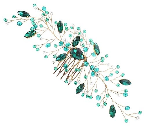 Healvian Braut Haarkamm Mit Wasserstein Für Hochzeit Elegante Haaraccessoires Für Bräute Handgefertigter Strass-haarschmuck Für Besondere Anlässe Leicht Und Rutschfest