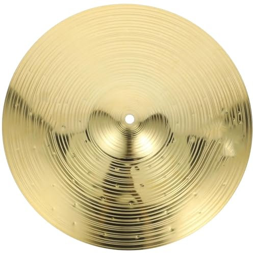 MJHYUGR Anfänger Becken Crash-Becken, Musikinstrumentenzubehör, Messing-Percussion-Becken, Requisite Für Crash-Becken-Spieler, 14/16 Zoll Größe(14)