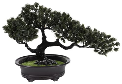 HIAKDOFT Künstlicher Bonsai Baum Langlebige Kunstpflanze Für Indoor-Dekoration Realistisches Design Für Wohnzimmer Büro Zen-Garten Und Badezimmer Pflegeleicht Und Wartungsfrei