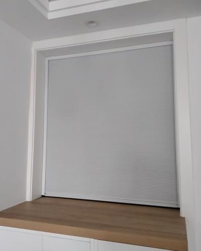 Porte accordéon coulissante pour petites armoires, meubles de cuisine, séparation, garde-manger, cloison - Porte intérieure pliante peu encombrante (60 x 120 cm)