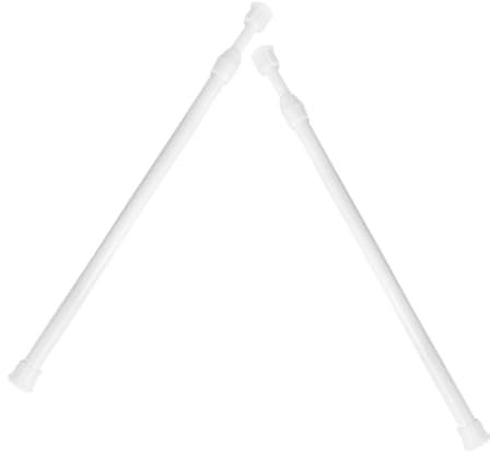 MUELODSIC 2pezzi Aste Telescopiche Regolabili Per Tende e Armadi Senza Foratura Bastoni Multiuso Per Doccia e Asciugatura Abiti Supporto Estensibile Resistente e Facile Da Installare