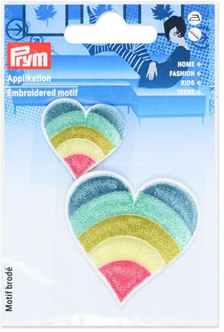 Prym 922022 Applikation 2 Herzen aufbügelbar