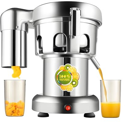 Estrattore commerciale del succo, macchina centrifuga resistente dell'acciaio inossidabile elettrico della macchina degli spremiagrumi per la produzione di frutta e verdura intera