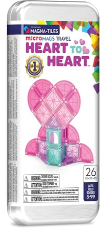 Magna-Tiles microMAGS 26-delad reseset, det ursprungliga magnetiska byggvarumärket