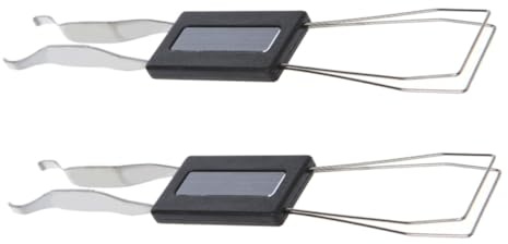 iplusmile 2 Stück Tastenkappenentferner aus Metall für Mechanische Tastaturen Kompatibel als Schlüsselentferner und Pinzette für Selbstgemacht und Gaming