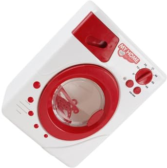 KTUXZCI Lavadora de Juguete para niños, Lavadora de Juguete interactiva, Divertida, para niños, Juego de, electrodomésticos, para, Juego de simulación,