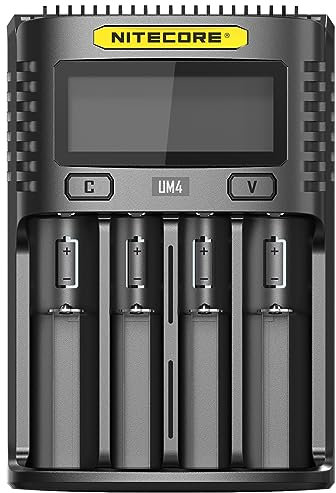 Nitecore UM4 4 x Penlite Lader (AA/AAA) met Indicator