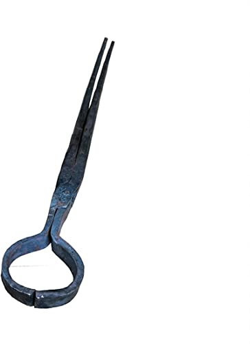 FiorHOCc Tenazas de Herrero,Tenaza de forja Ponga de Herrero de Herrero de Herrero Diámetro de Boca Redonda de 50 mm Ponga de Herrero for un Cuchillo de Yunque Forge Forja de Herrero Ingeniero