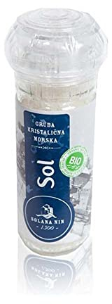 Solana Nin - grobes Meersalz - unraffiniert - Salzmühle - 2 x 100g
