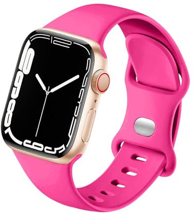 HdanMole Compatible with Apple Watch Silicone Sport Band Replacement Strap | Comfortable All-Day Fit; Lightweight Daily Comfort; Secure Active-Wear Design; Easy-Clean Finish; Colours for Every Style