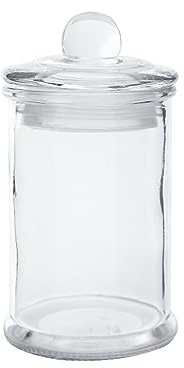 LIPINGJING0201 Barattolo per caramelle in vetro trasparente, barattolo portatile da tè in latta per alimenti e gioielli, bottiglia sigillata, contenitore da cucina (colore: 750 ml)
