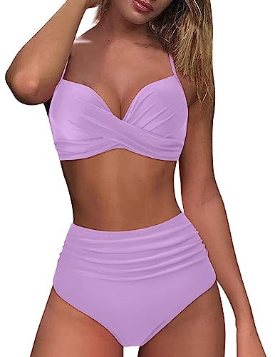WILLBEST Badeanzug Damen bauchweg String Tanga Damen Badeanzug unterwäsche Frauen meerjungfrauenflosse unterwäsche mädchen Yoga Kleidung hat Bikinioberteile für Push up sportbikini Dame
