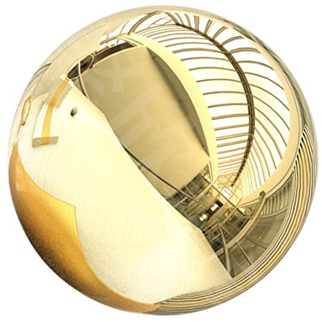 OFFSCH Edelstahl Gartendeko Gartenkugel 18cm Spiegelpolierte Reflektierende Außenspiegelkugel Moderne Terrassendekoration Für Außenbereich Und Rasen