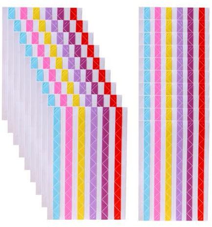 XPEX 2040 Coin photo autocollant Album scrapbooking Coin photo adhesif Coins photos autocollants pour coins de photos, albums photos, scrapbooking et loisirs créatifs（couleur）