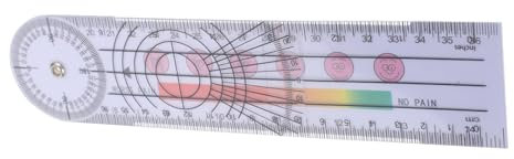 Ciieeo Portable Goniometer Angle Measurement Tool for Finger Joints Quick Angle Protractor for Body Measuring Rotating Ruler Function