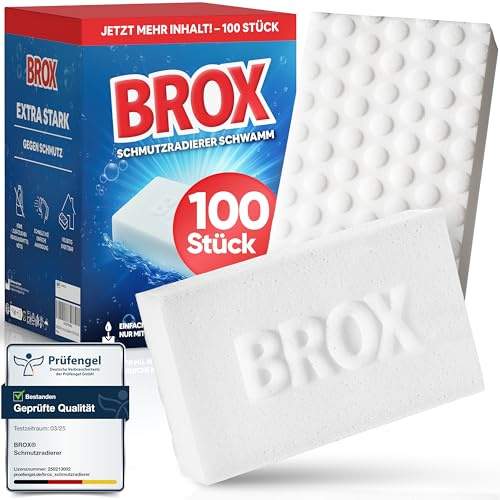 BROX Smutsradergummi, 100 svampar