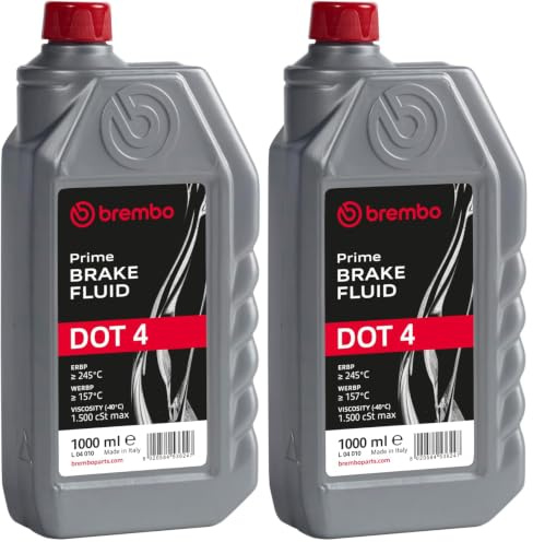Brembo L 04 010 - Fluido Freni DOT 4 (Confezione da 2)