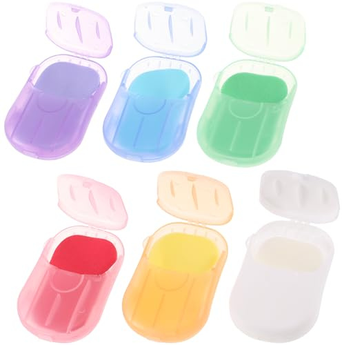 COSMEVIVI 120 Hojas de Jabón en Láminas para Viaje y Acampada, Jabón de Papel Aromas Múltiples, Adecuado para Limpieza de Manos y Actividades Outdoor