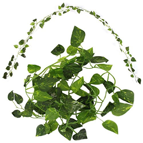 Ivy Leaf Chain Vine Garlands! Buy 3 Get 1 Free! Many Varieties! Over 2 Metres![Small Dark Ivy]