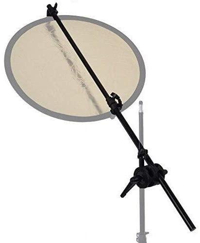 Double Clamp Studio réflecteur Extendable Support Bras de Support Boom Arm Photo Vido