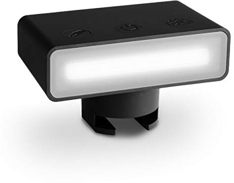 ABC Design Licht – Flexibles Kinderwagenlicht für alle ABC Design Kinderwagen – Kann in 7 Farben leuchten – Steuerbar per kostenloser App WeWalk – Farbe: Schwarz