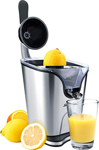 Steba ZP 3 Spremiagrumi elettrico | Pratico braccio per una resa ottimale del succo | Avvio/arresto automatico | Motore silenzioso | Due coni per diverse dimensioni della frutta