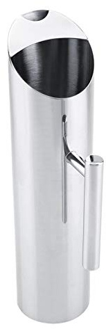 Pichet à eau avec garde-glace en acier inoxydable Pichet à eau en acier inoxydable carafe à boisson à thé glacé pour outil de service d'hôtel de bureau à domicile(2L)
