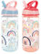 Nuby Super Flip Trinkflasche, kein Verschütten, aktive Schnabeltasse für Kleinkinder, 540 ml, Tragegriff, freilaufend, spülmaschinenfest, sterilisatorgeeignet, geeignet für Kinder ab 18 Monaten